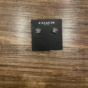 Coach Silver Stud Earrings